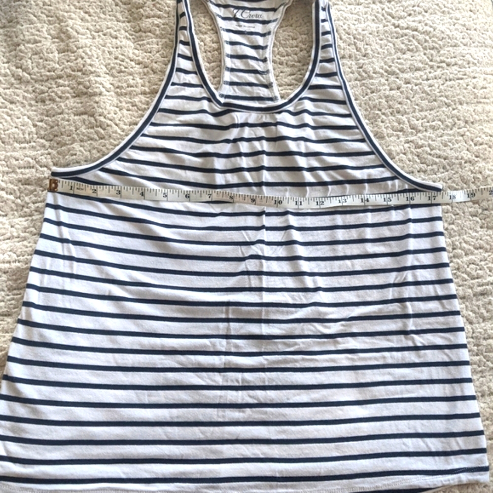 J.Crew Striped Racer Back Tank - Picture 3 of 6